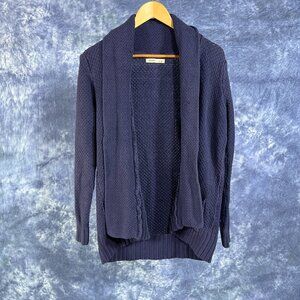 Old Navy Blue Open Cardigan Sweater Sz L